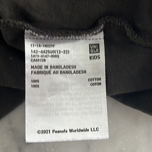 Peanuts Uniqlo kids t-shirts - Picture 5 of 10